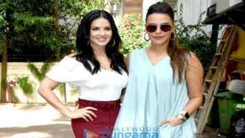 Sunny Leone shoots for No Filter Neha with Neha Dhupia