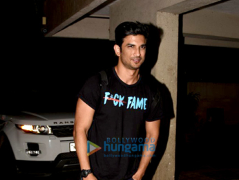 Sushant Singh Rajput and Sara Ali Khan snapped at Abhishek Kapoor office in Bandra