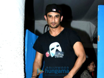 Sushant Singh Rajput snapped post dinner at Olive