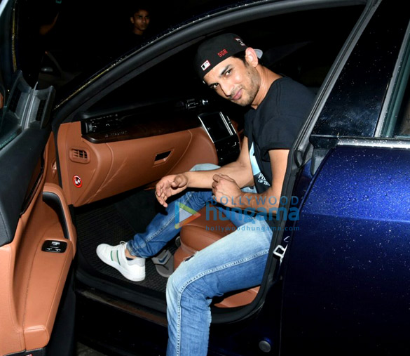 sushant singh rajput snapped post dinner at olive 6