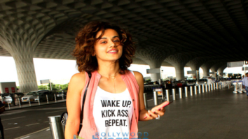 Taapsee Pannu snapped at the airport