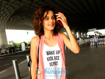 Taapsee Pannu snapped at the airport
