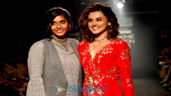 Taapsee Pannu walks for Divya Reddy at Lakme Fashion Week 2017