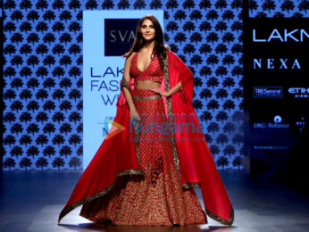 Vaani Kapoor walks for RVA at Lakme Fashion Week 2017