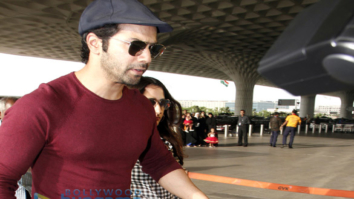 Varun Dhawan snapped with his alleged girlfriend at the Mumbai airport
