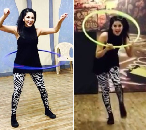 WATCH Sunny Leone hula hoops while rehearsing for Bhoomi's dance number 'Trippy Trippy'