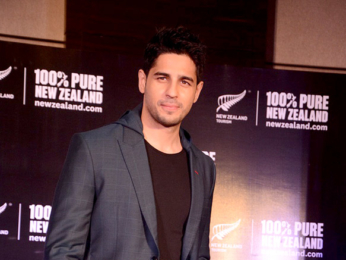 Sidharth Malhotra addresses the media in Pune as the brand ambassador of Tourism New Zealand