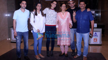 Kangana Ranaut snapped with her family post dinner in Bandra