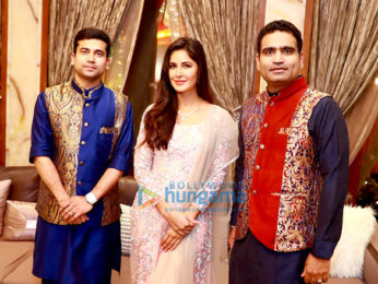 Katrina Kaif & Mammootty at the Navratri celebrations organized by Kalyan Jewellers