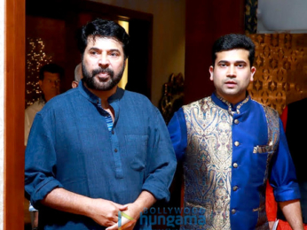 Katrina Kaif & Mammootty at the Navratri celebrations organized by Kalyan Jewellers