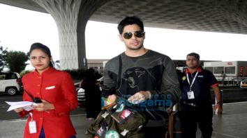 Sidharth Malhotra, Kriti Sanon and Rishi Kapoor snapped at the airport