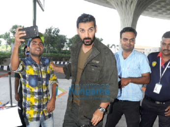 John Abraham and Boman Irani snapped at the airport