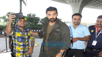 John Abraham and Boman Irani snapped at the airport