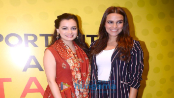 Dia Mirza, Neha Dhupia, and Kunal Kapoor snapped at the Indian Film Project in Worli