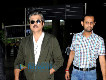 Anil Kapoor is seen sporting 'Fanney Khan' look whilst returning from Dubai