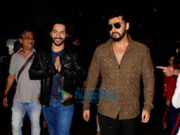 Varun Dhawan, Alia Bhatt and Kangna Ranaut snapped at the airport