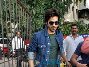 Varun Dhawan snapped at Shoojit Sircar's office