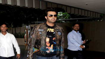 Kriti Sanon, Ameesha Patel and Manish Paul snapped at the airport