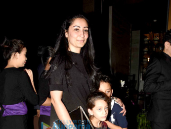 Sanjay Dutt and family grace the opening of Nara Thai restaurant