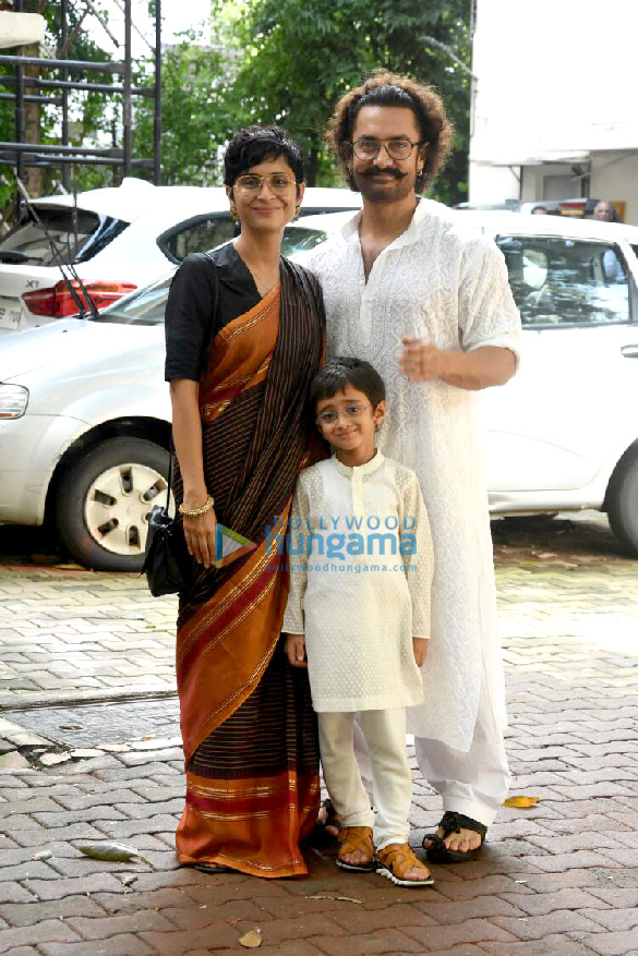 aamir khan and family snapped on eid today 3