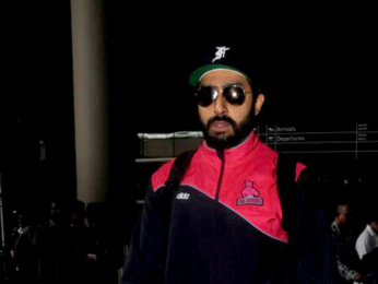 Abhishek Bachchan arrives at the Mumbai airport