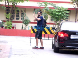 Aditya Roy Kapur snapped at the gym