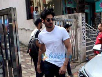 Ahaan Shetty snapped at a clinic