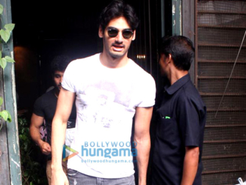 Ahan Shetty snapped in Mumbai