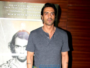 Arjun Rampal snapped promoting his film Daddy