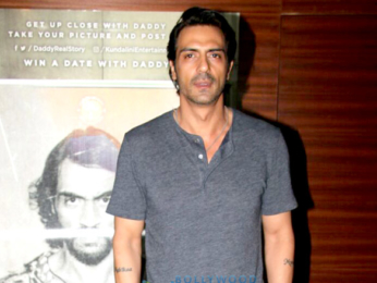 Arjun Rampal snapped promoting his film Daddy