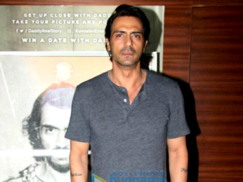 Arjun Rampal snapped promoting his film Daddy