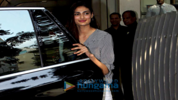 Athiya Shetty snapped at Ashutosh Gowariker’s office