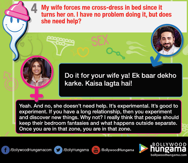 Ayushmann Khuranna and Bhumi Pednekar turn sexperts for these hilarious and weird queries on sex_04