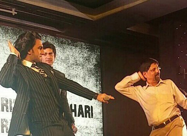 Check out Ranveer Singh’s gives a sweet kiss to Kapil Dev; dances with Srikkanth at '83 launch 0(3)