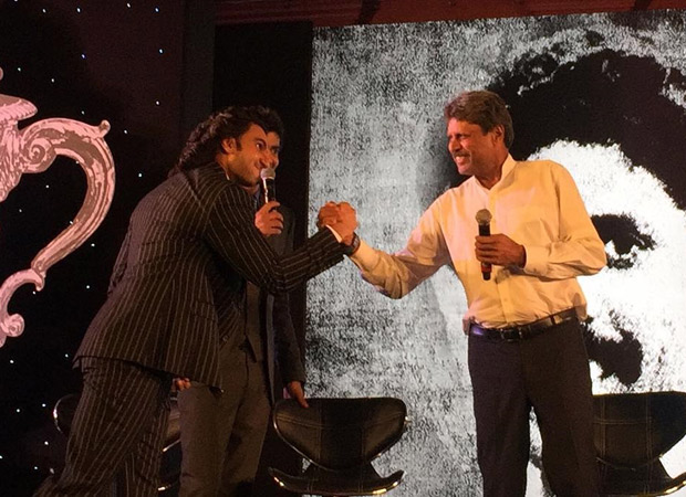 Check out Ranveer Singh’s gives a sweet kiss to Kapil Dev; dances with Srikkanth at '83 launch 0(6)