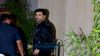Karan Johar and Sidharth Malhotra snapped post dinner at Manish Malhotra’s house