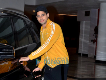 Karan Johar and Sidharth Malhotra snapped post dinner at Manish Malhotra's house