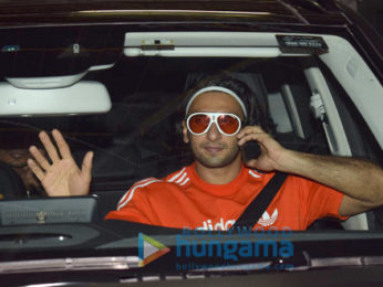 Ranveer Singh snapped after dubbing for 'Padmavati'