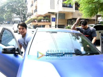 Sooraj Pancholi and Rinzing Denzongpa snapped in Bandra