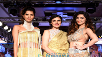 Divya Khosla Kumar walks the ramp at Bombay Times Fashion Week