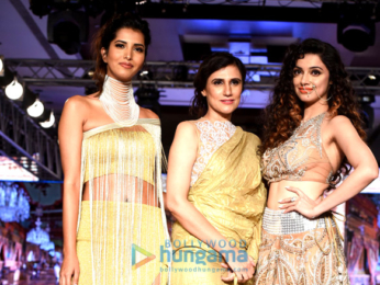 Divya Khosla Kumar walks the ramp at Bombay Times Fashion Week
