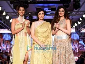 Divya Khosla Kumar walks the ramp at Bombay Times Fashion Week