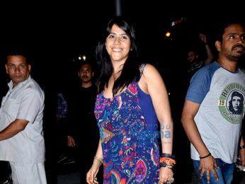 Ekta Kapoor and friends snapped post dinner at Yautcha in Bandra