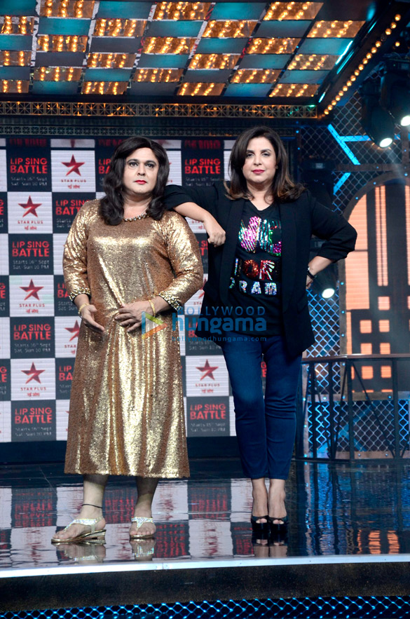 farah khan snapped on the sets of lip sync battle 1
