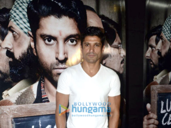 Farhan Akhtar at 'Lucknow Central' live feed event