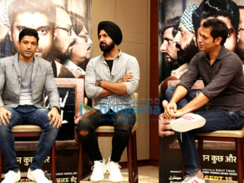 Gippy Grewal & Farhan Akhtar snapped promoting Lucknow Central in Chandigarh