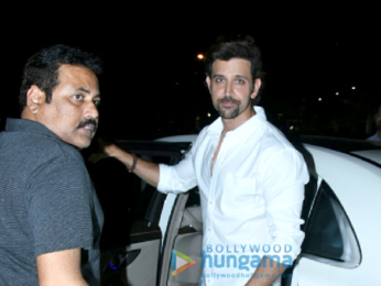 Hrithik Roshan, Sussanne Roshan and kids snapped post dinner at Yautcha Bandra