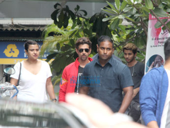Hrithik Roshan snapped at Akro Gym