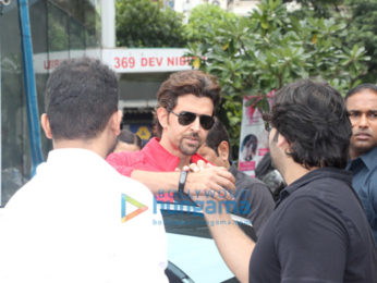 Hrithik Roshan snapped at Akro Gym