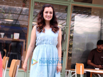 Dia Mirza snapped at The Kitchen Garden